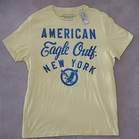 American Eagle Outfitters Other - NWT American Eagle Yellow Logo Graphic Tee American Eagle Outfitters Other - NWT American Eagle Yellow Logo Graphic Tee
